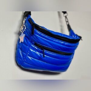 BCBGeneration Blue Quilted Crossbody Bag